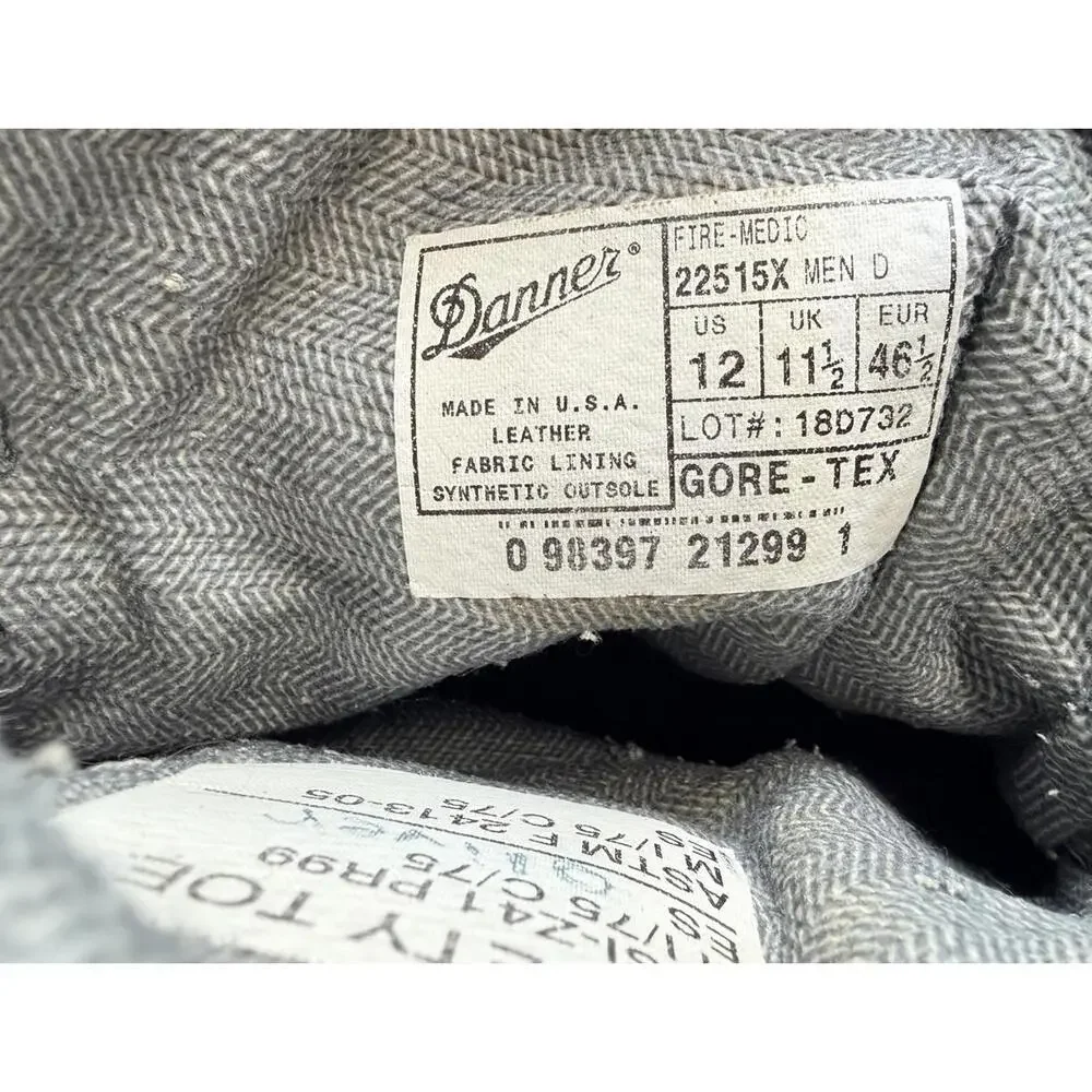 Danner Fire - Medic Men's Work / Duty Boots 12D 22515X Worn​ - Picture 8 of 8